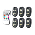 Luces Estroboscópicas LED para Auto — 8 Colores Recargables