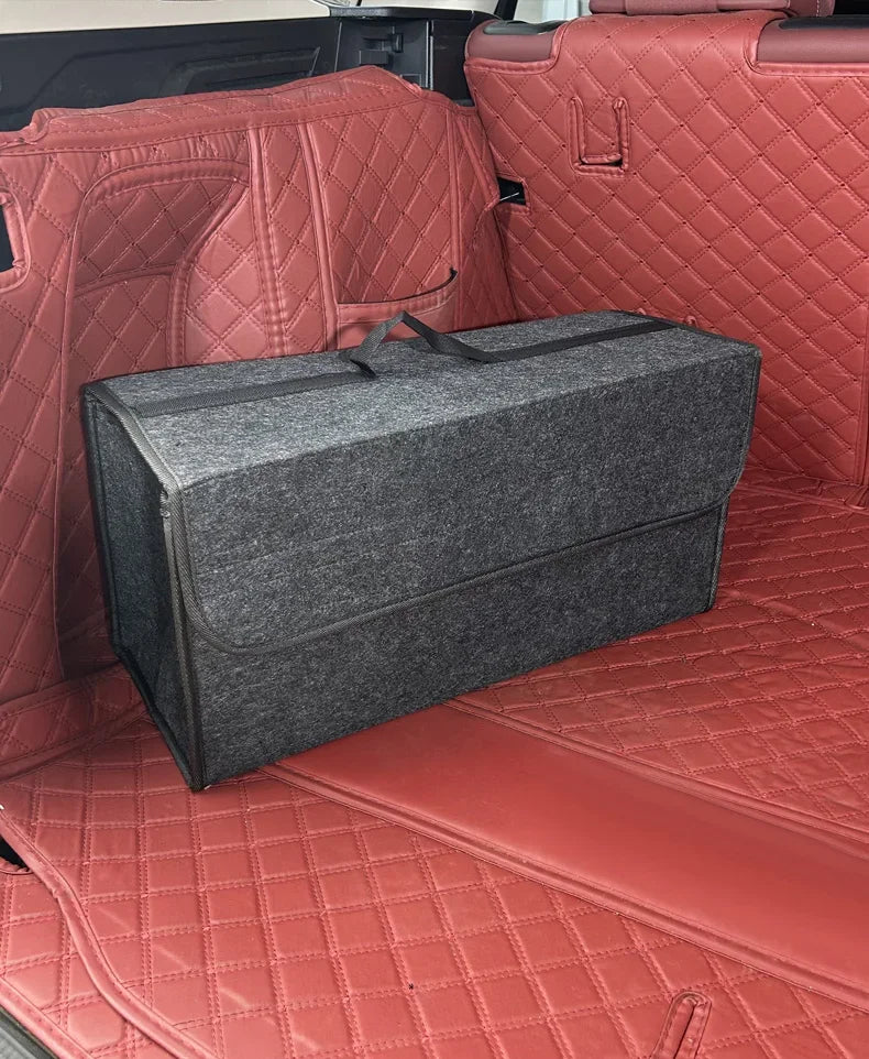 Organizador de Maletero para Auto — Antideslizante con Compartimentos