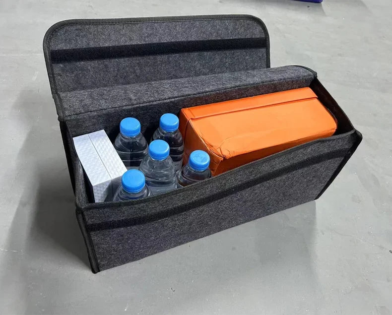 Organizador de Maletero para Auto — Antideslizante con Compartimentos