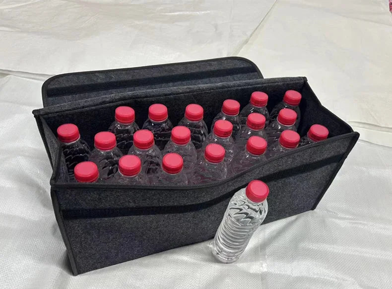Organizador de Maletero para Auto — Antideslizante con Compartimentos