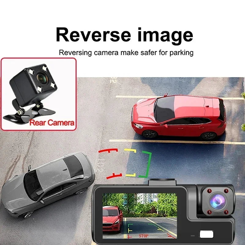 Cámara Dashcam para Auto WiFi — Visión Nocturna 1080P