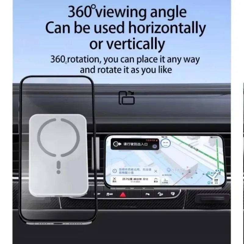 Soporte Magnético para Auto — Ventilación Universal 360°