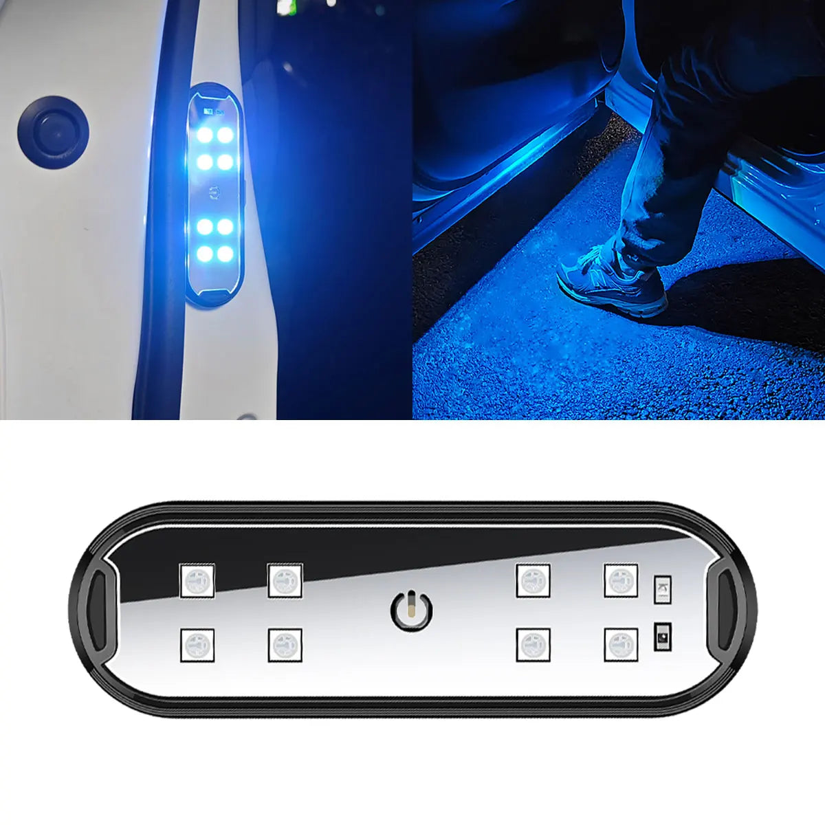 Luces LED RGB para Puertas de Auto — Inalámbricas y Magnéticas