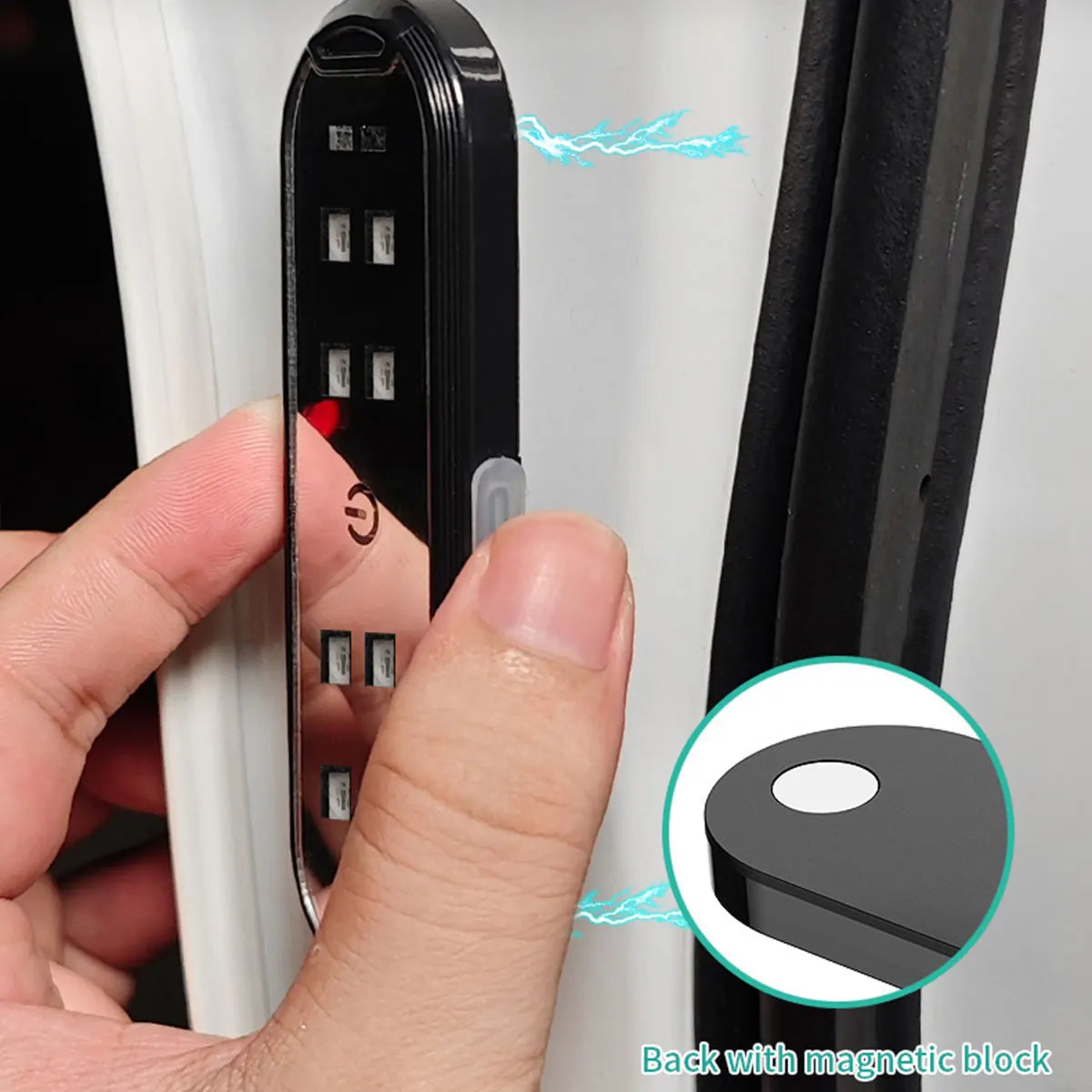 Luces LED RGB para Puertas de Auto — Inalámbricas y Magnéticas